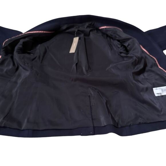 J. Crew‎ Going-Out Long Sleeve Blazer in Stretch Twill in Navy Blue Sz 8P NEW - Picture 7 of 13
